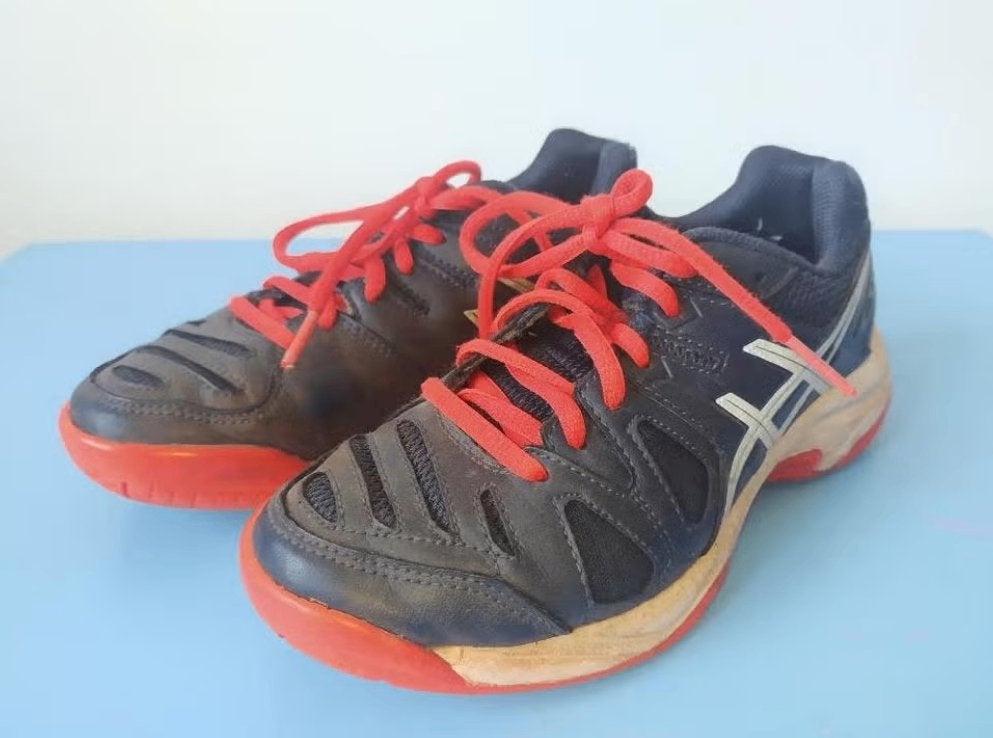 Asics gel game tennisschoenen sportschoenen maat 33,5 (21), Overige merken, Gebruikt, L00, Schoenen