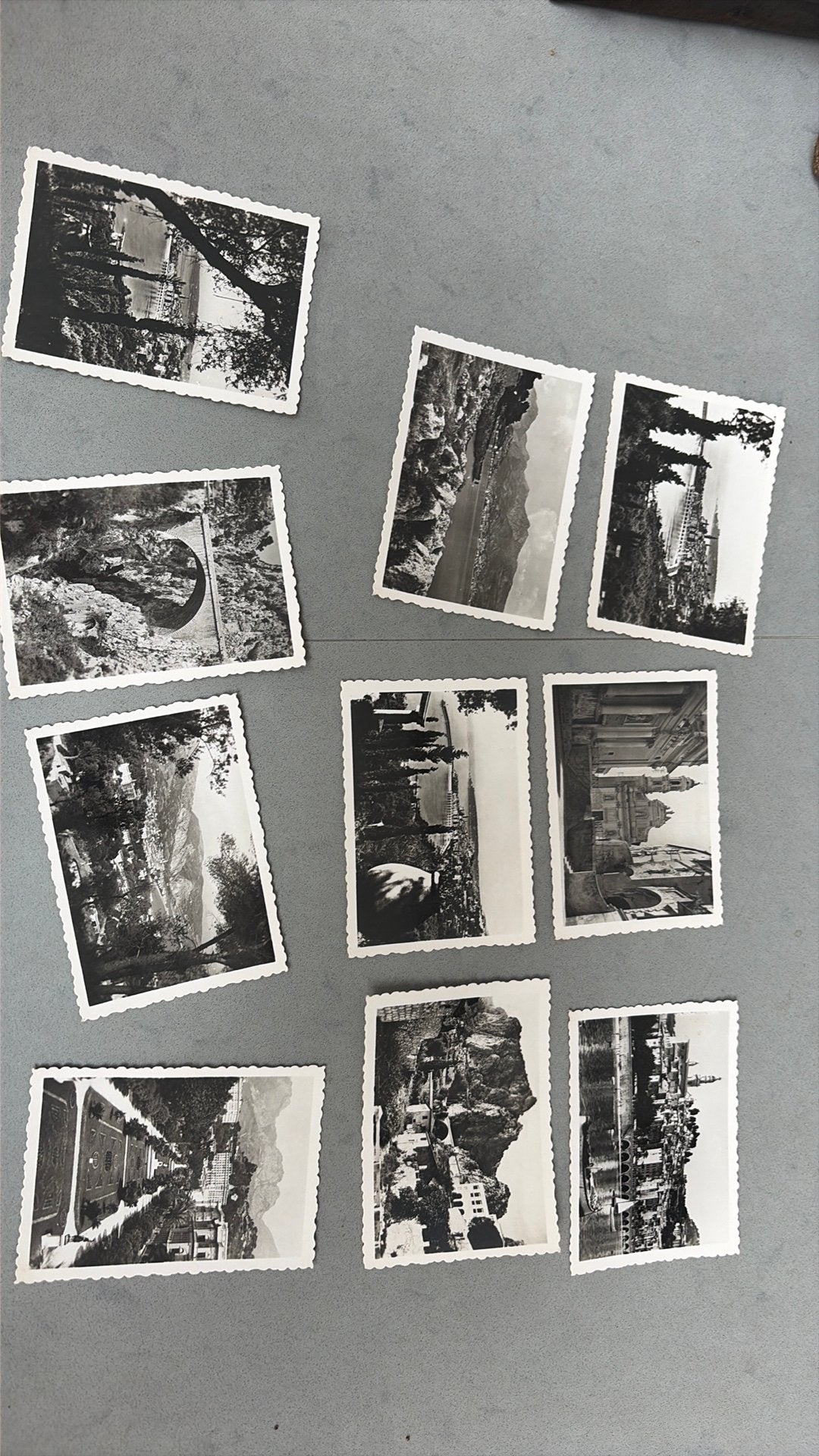 Vintage fotokaarten Menton Franse Riviera Côte d'Azur, Ophalen of Verzenden
