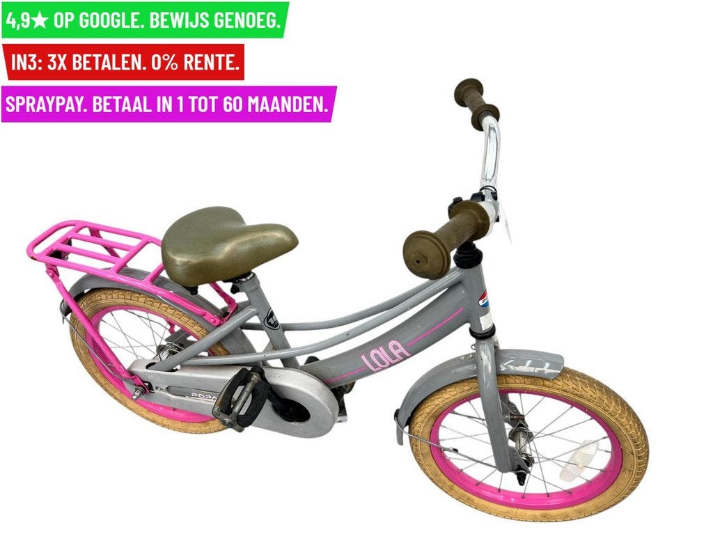 Meisjesfiets Popal Lola 16"/26cm/1ver - Garantie/Levering, 9713 Bv Groningen, Gebruikt, Facebikenl@gmail.com, Popal