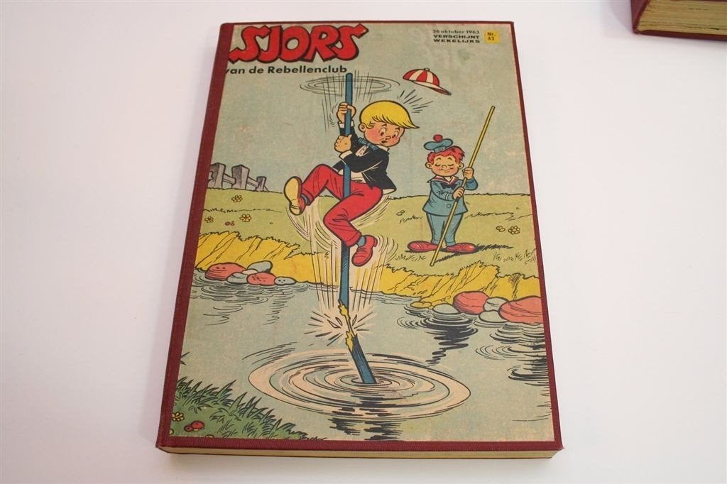 Sjors Rebellenclub [1963] — Jaargang Ingebonden, Boeken, Eén stripboek, Ophalen of Verzenden, Gelezen