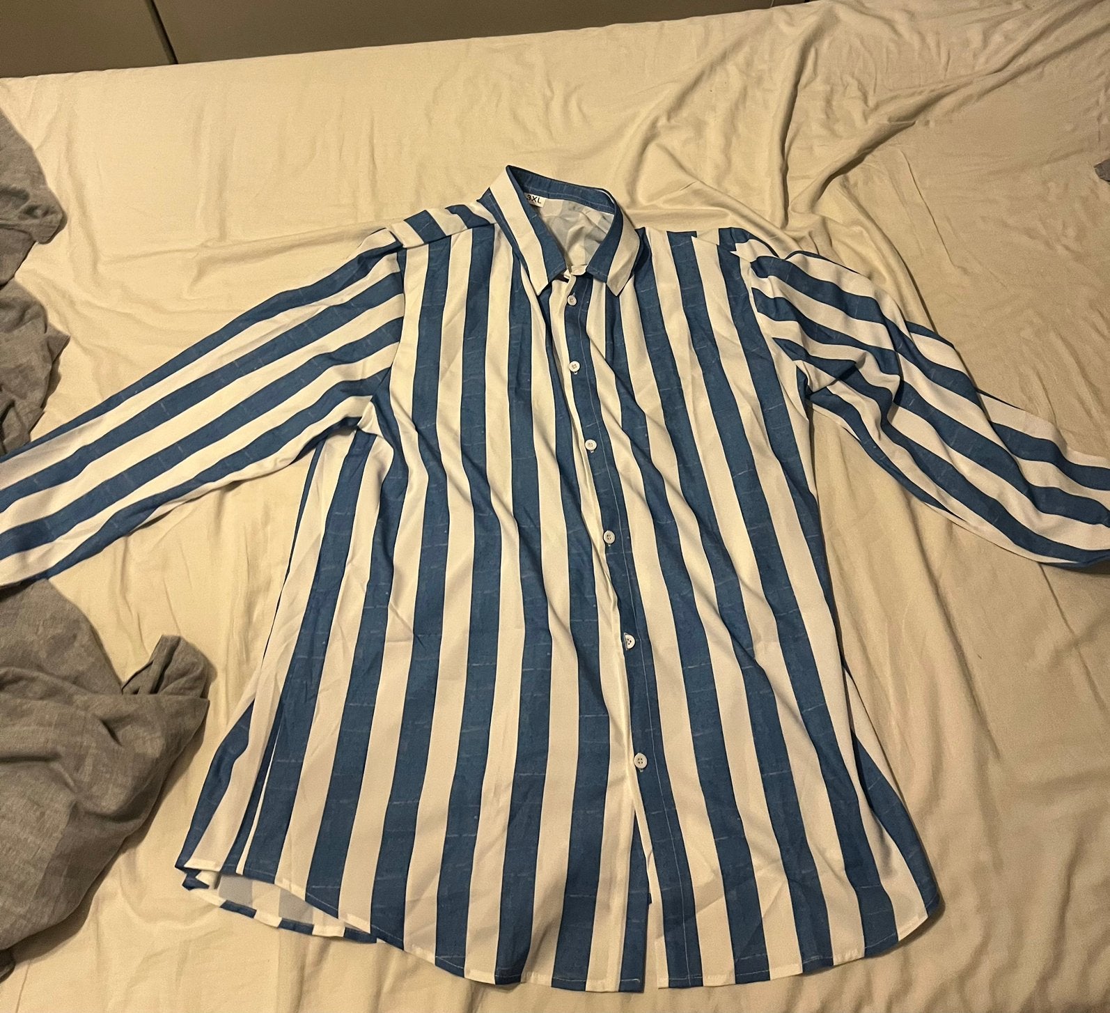 Blouse longsleeve 3XL, Kleding | Dames, Ophalen of Verzenden, Zo goed als nieuw, Maat 46/48 (XL) of groter, Blauw