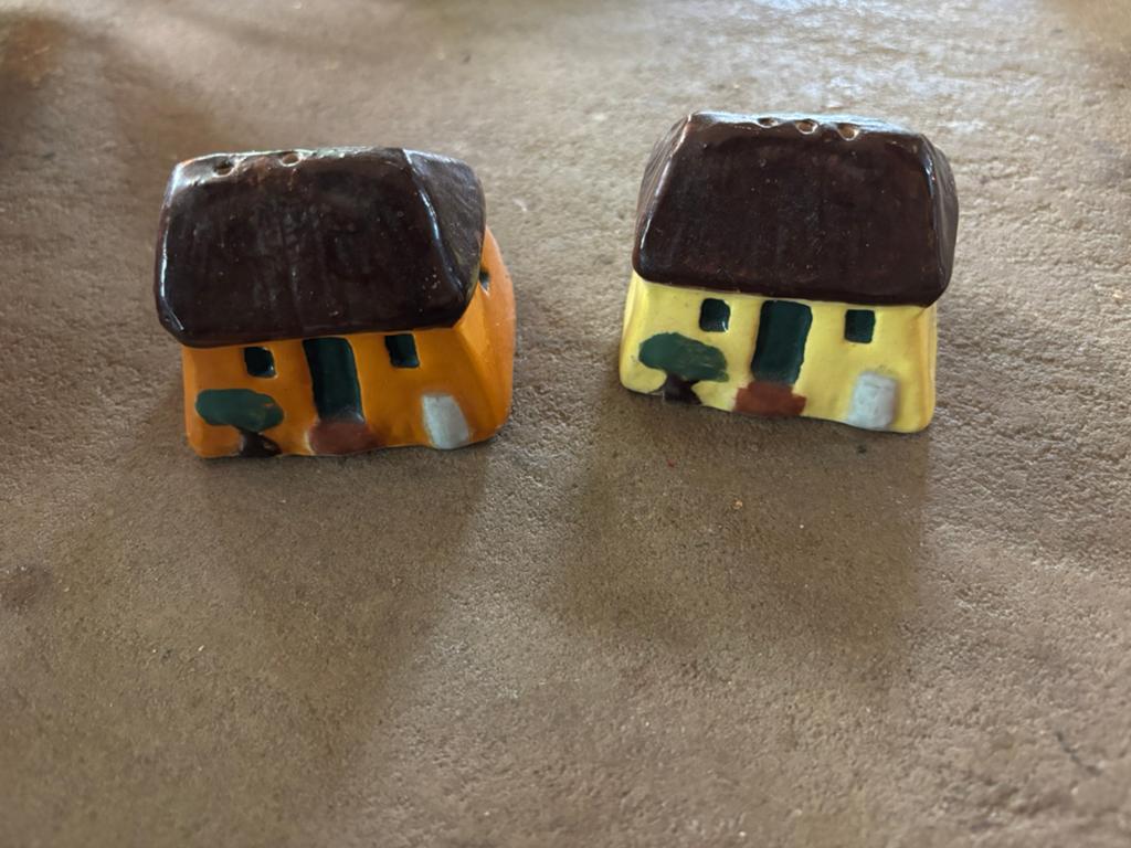 Souvenirs Curaçao peper en zout setje en klein potje, Ophalen of Verzenden