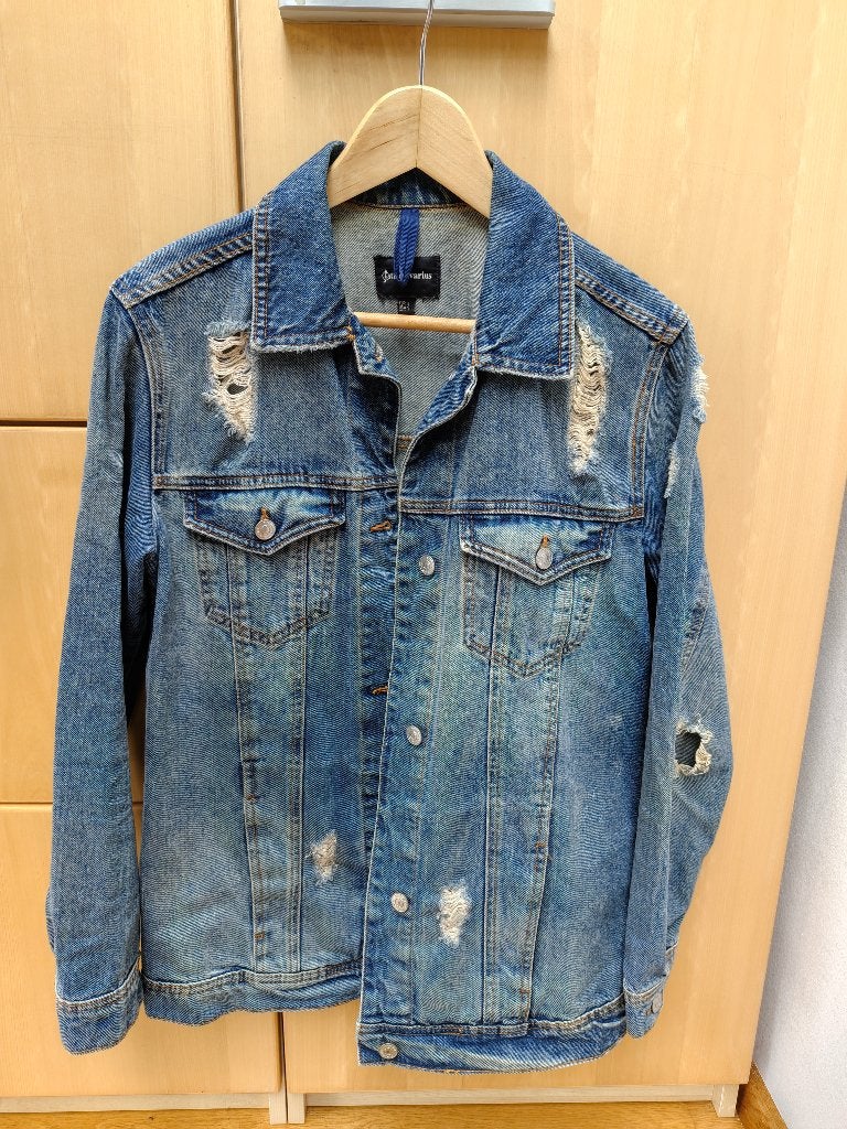STRADIVARIUS stoere spijkerjas (S), Blauw, Ophalen of Verzenden, Maat 36 (S), Stradivarius