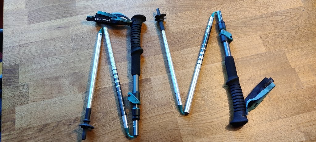 wandelstokken Black Diamond, Sport en Fitness, Ophalen of Verzenden, Zo goed als nieuw, Wandelstok