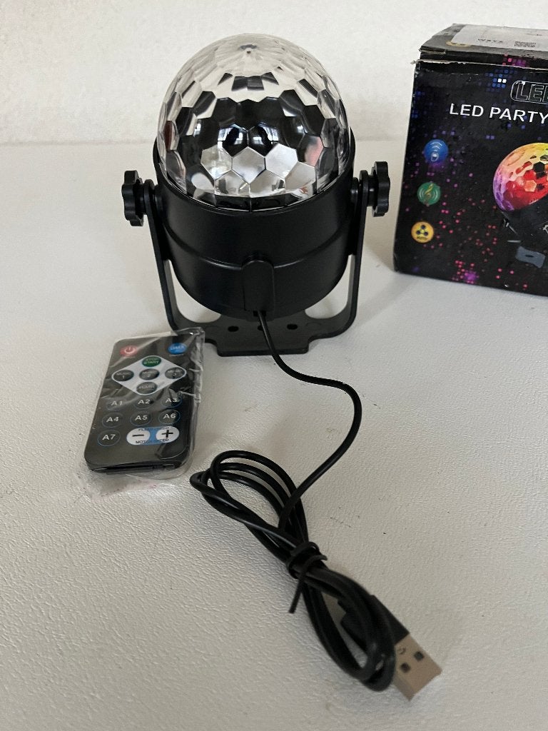 disco bal party light lamp nieuw in doos, Ophalen of Verzenden, Nieuw, Overige