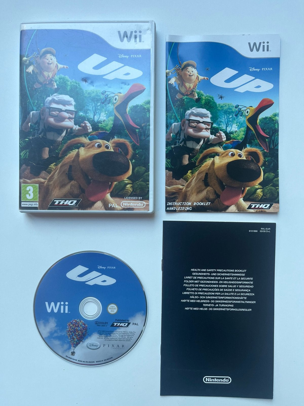 Disney Pixar Up - Wii Game - Compleet, Ophalen of Verzenden, Zo goed als nieuw, Avontuur en Actie, Vanaf 3 jaar