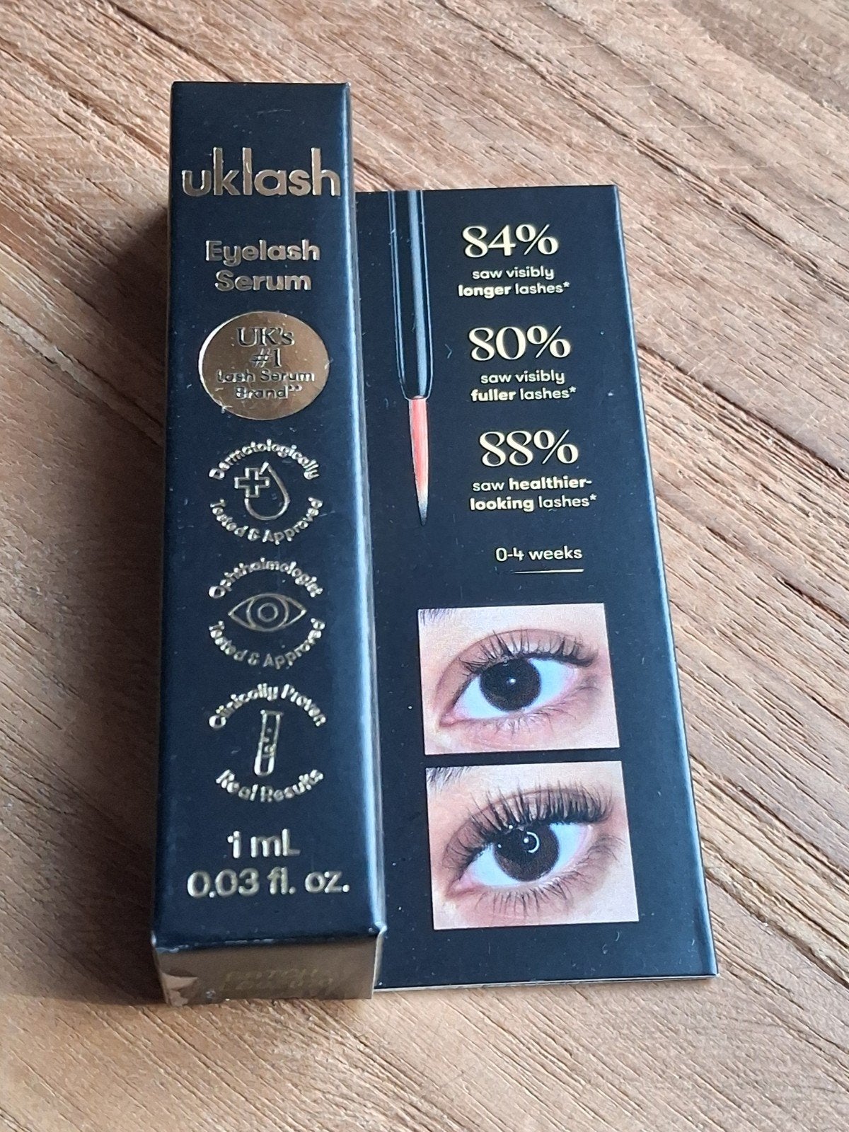 Uklash Eyelash Serum - Nieuw in verpakking 1ml, Ophalen of Verzenden, Nieuw, Ogen