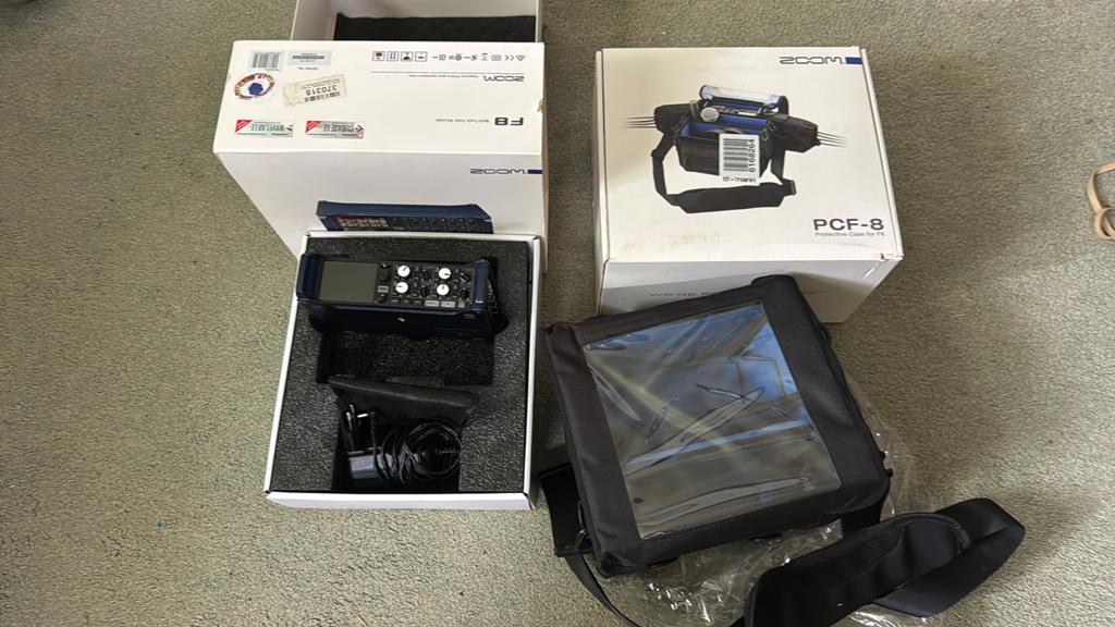 Zoom F8 8-kanaals audio recorder &USB audiointerface +extras, Ophalen of Verzenden, Zo goed als nieuw, Overige typen, Draadloos