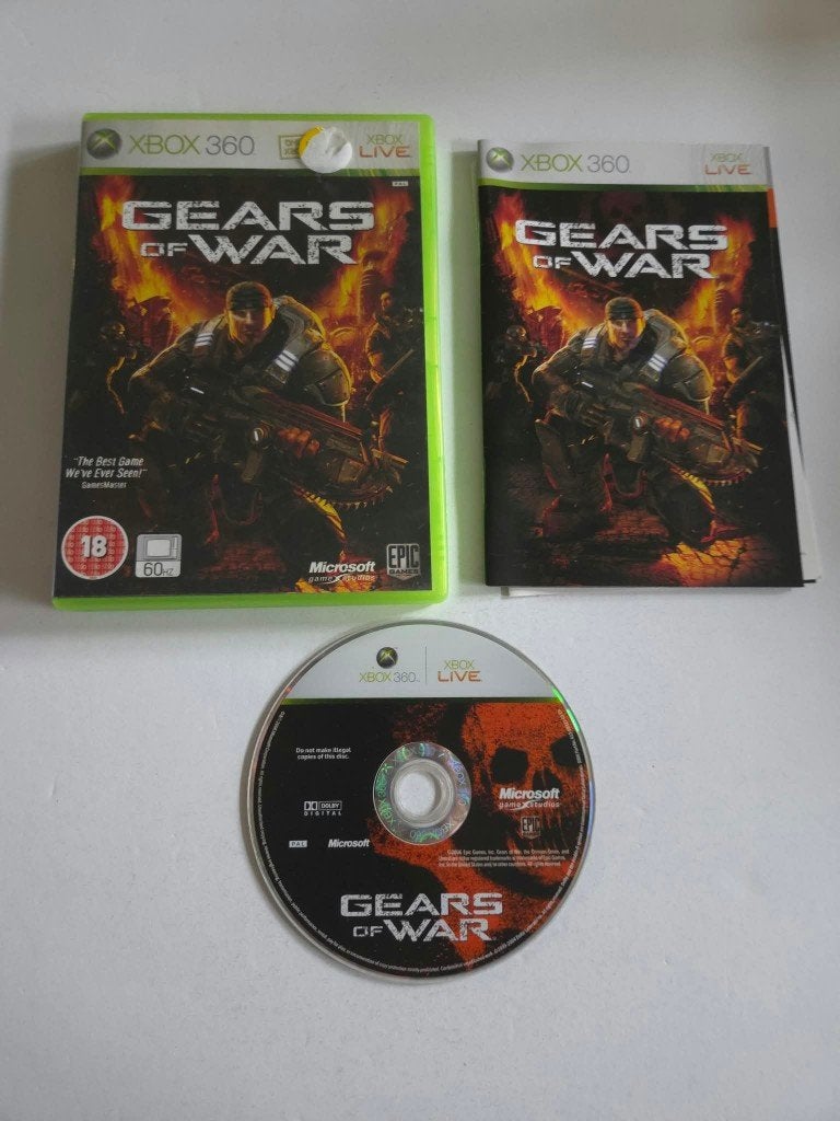 Xbox 360 - Gears of War  - 12330, Spelcomputers en Games, Vanaf 18 jaar, Shooter, Ophalen of Verzenden, Zo goed als nieuw