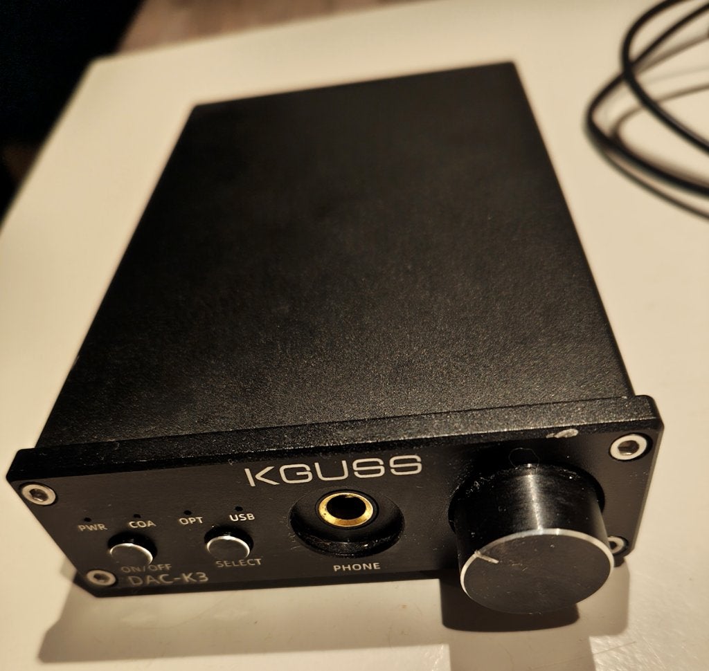 KGUSS DAC-K3  D/A-converter en koptelefoonversterker, Audio, Tv en Foto, Ophalen of Verzenden, Zo goed als nieuw