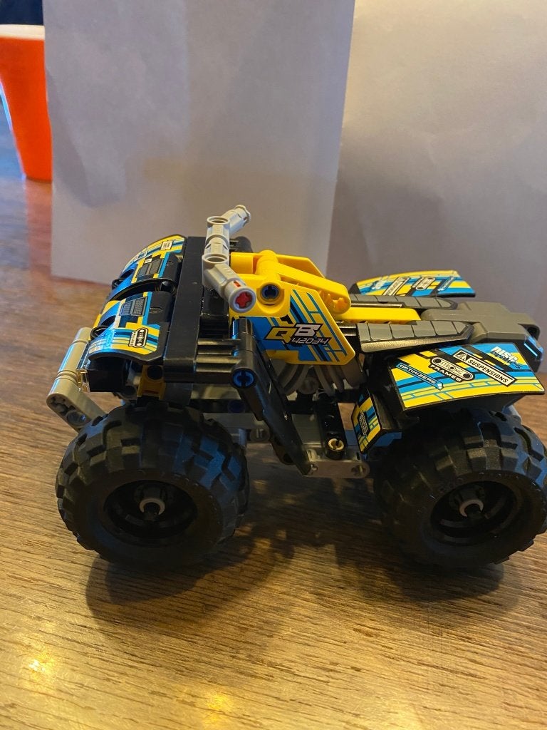 LEGO 42034 – Quad motor, Lego, Ophalen of Verzenden, Zo goed als nieuw, Compleet