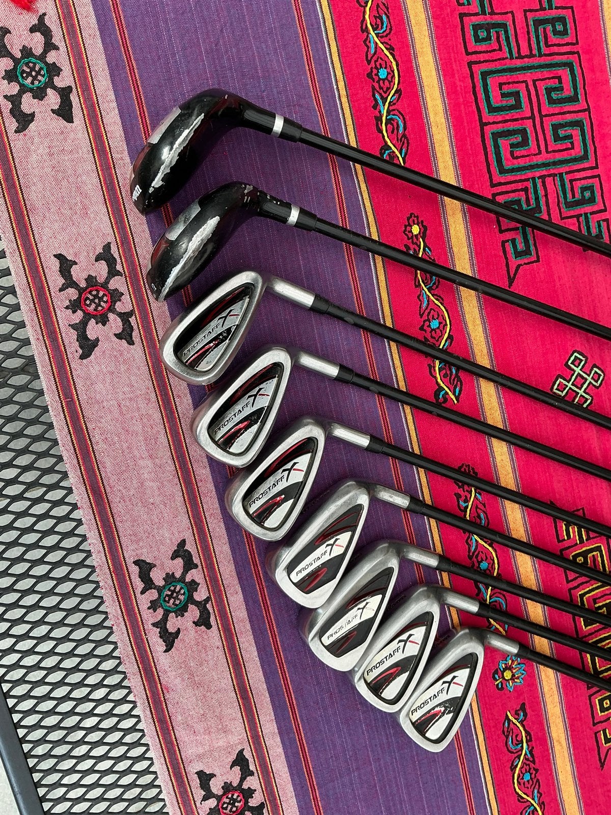 Gebruikte golfclubs Wilson Prostaff :H3, H4, IJzers 5 t/m SW, Ophalen, Gebruikt, Set