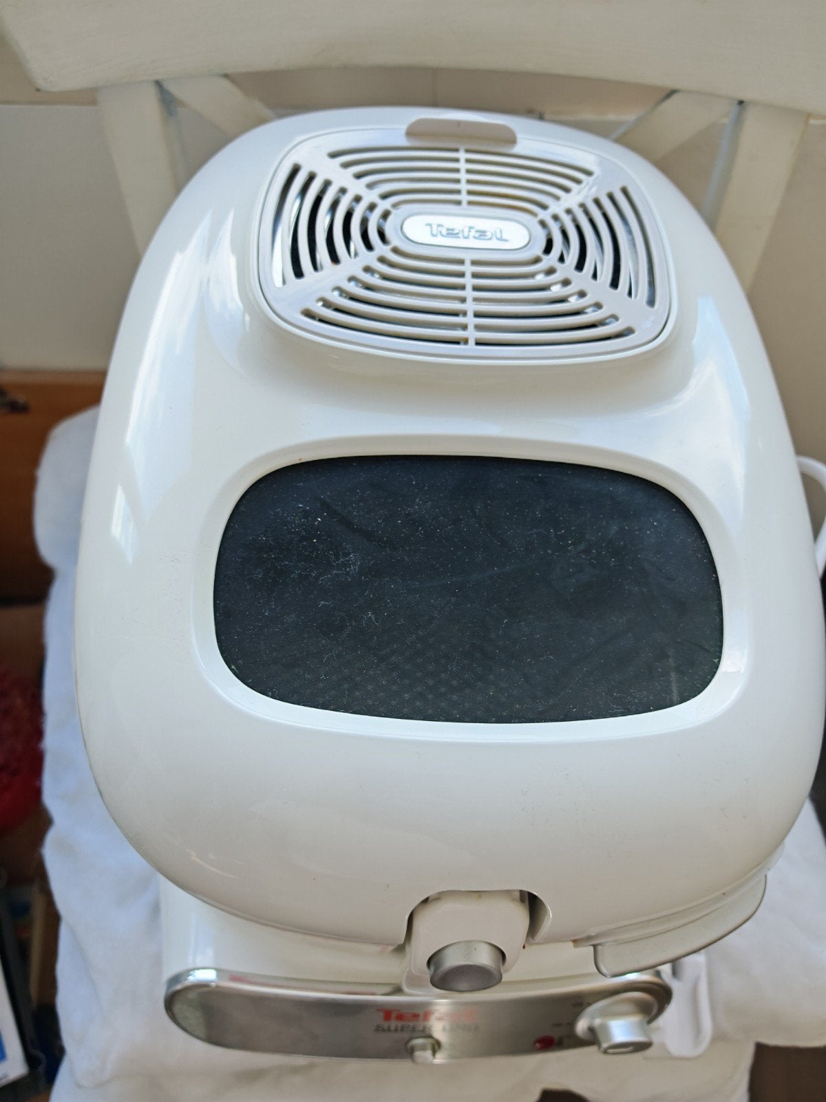 Tefal Super Uno, Witgoed en Apparatuur, Frituurpannen, 1 tot 2 liter, Ophalen of Verzenden, Gebruikt, Uitneembare binnenpan