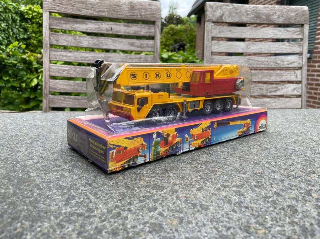 Siku 4110 - FAUN hydraulische kraan, Ophalen of Verzenden, Zo goed als nieuw, Bus of Vrachtwagen, SIKU