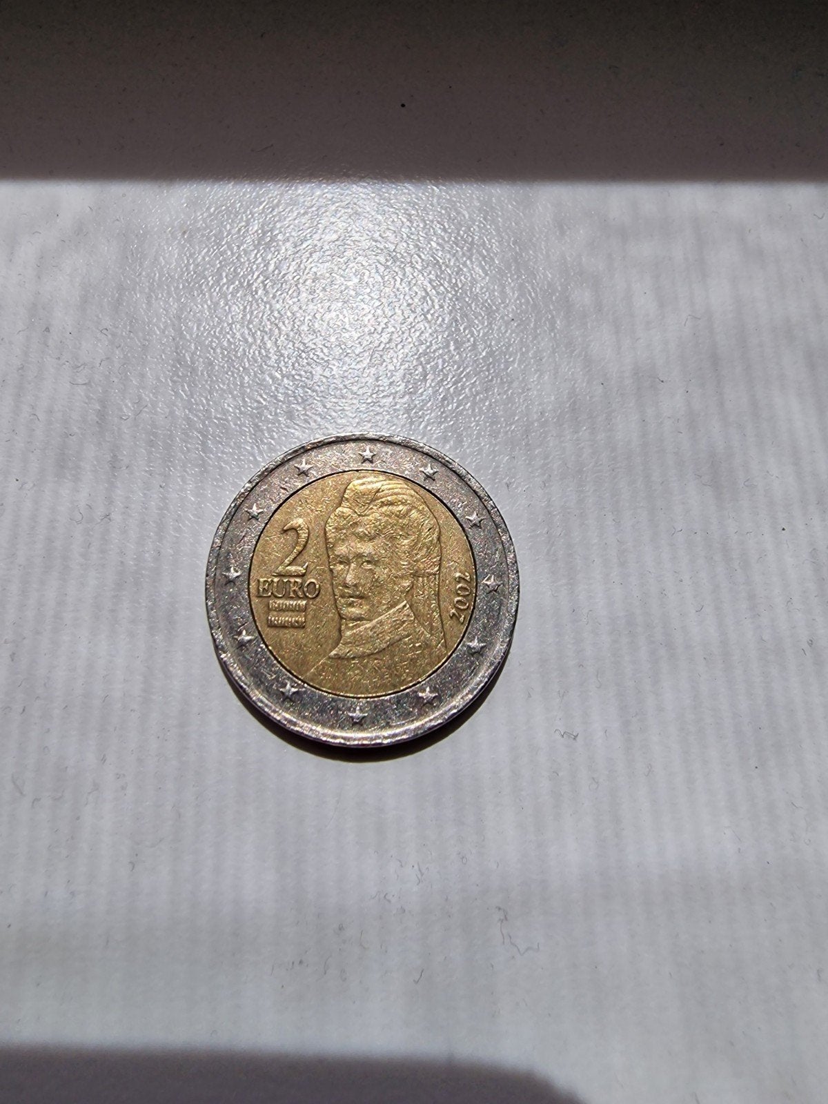 Zeldzame Oostenrijkse 2 Euro Munt Bertha von Suttner 2002, Postzegels en Munten, Munten | Europa | Euromunten, Ophalen of Verzenden