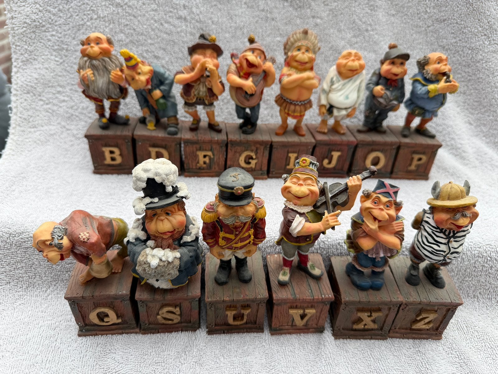 Efteling Laaf Alfabet Collectie - 14 Letters in Goede Staat, Verzamelen, Ophalen of Verzenden, Zo goed als nieuw