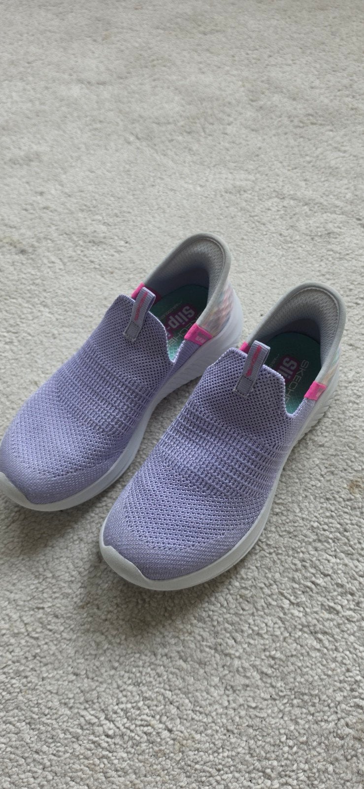 Skechers Slip-ins paarse sneakers maat 32 als nieuw, Zo goed als nieuw, Jongen of Meisje, Sportschoenen, Skechers