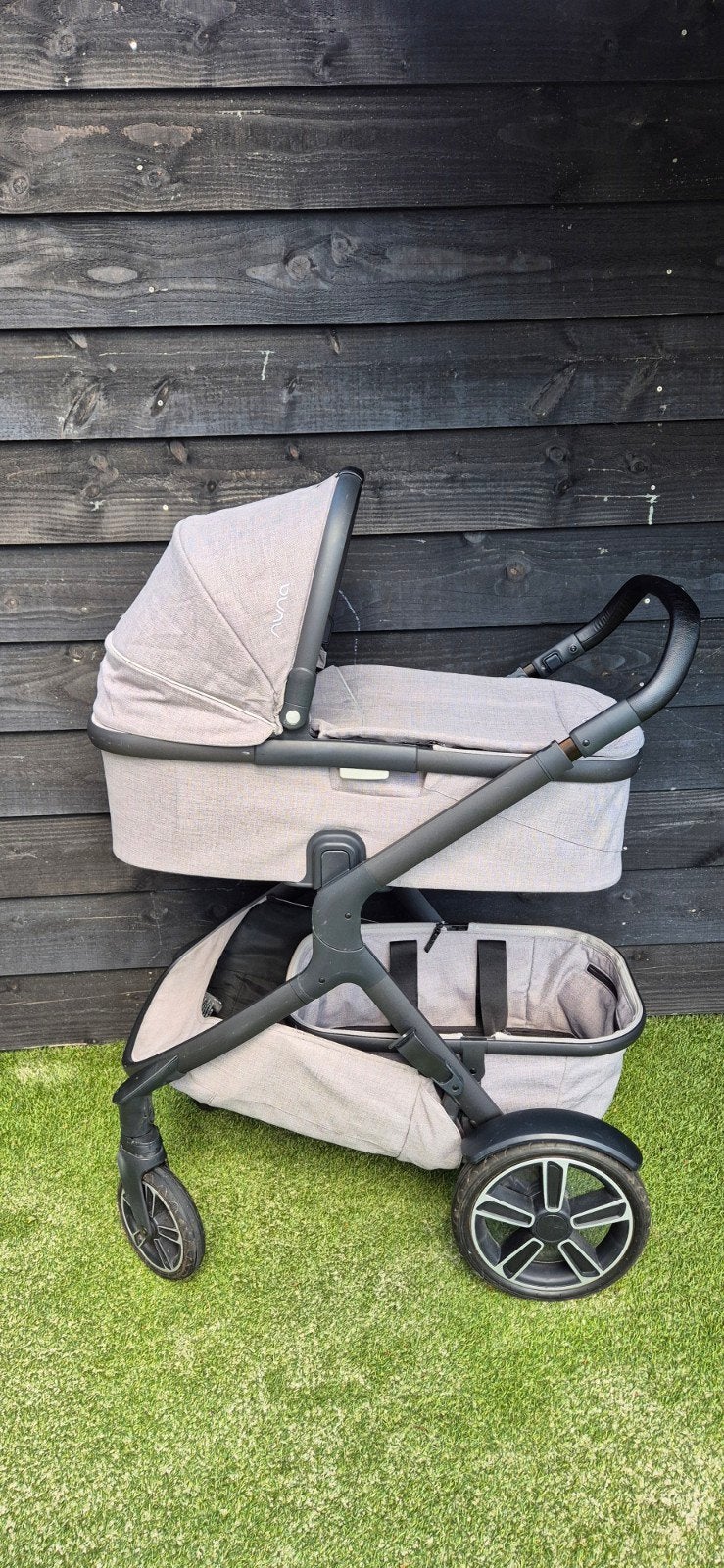 Kinderwagen Nuna Demi Grow Frost, Duowagen, Zo goed als nieuw, Ophalen, Kinderwagen