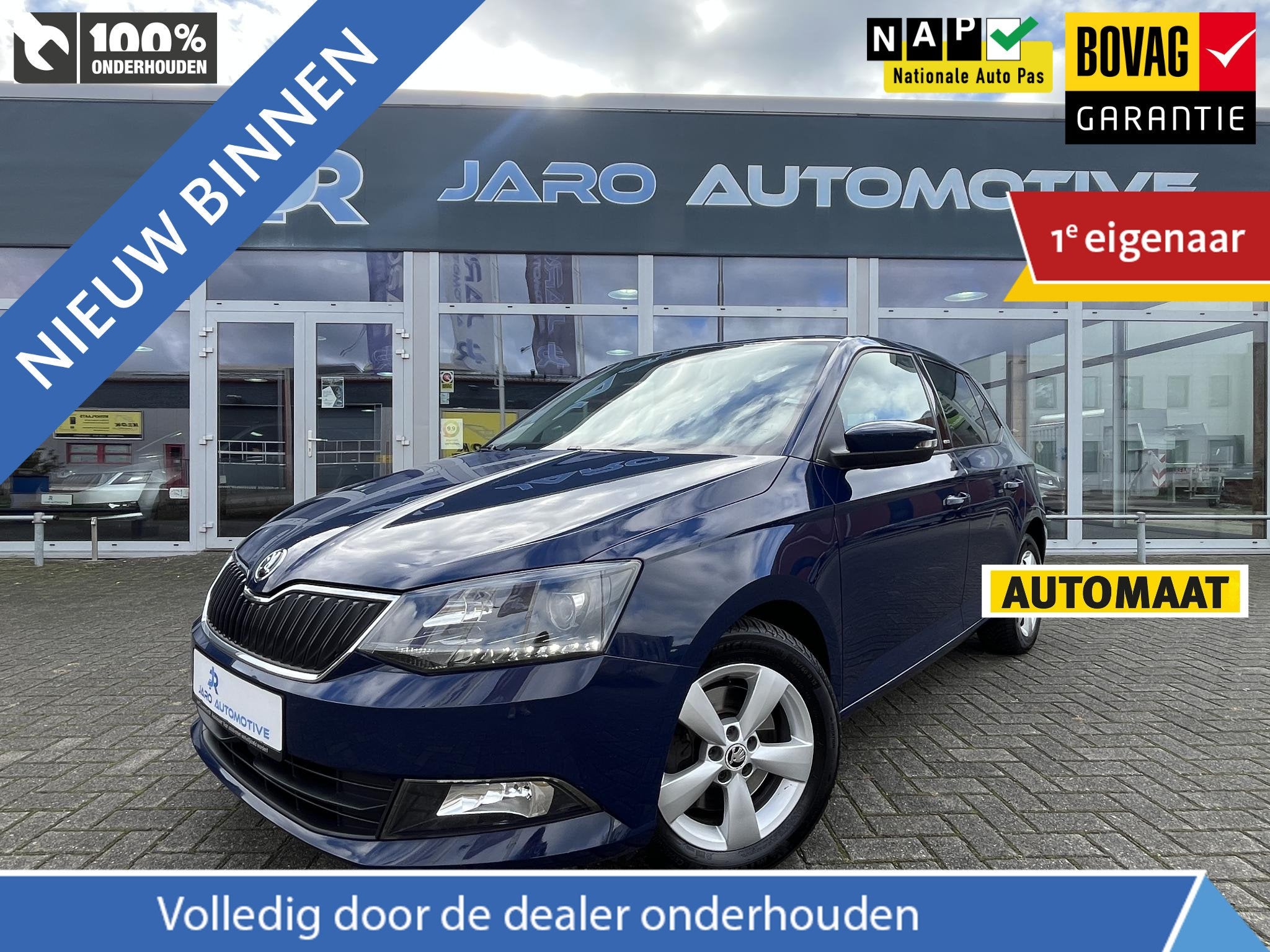 Skoda Fabia 1.2 TSI JOY | DSG | PDC achter | DAB | Stoelverw, Auto's, Gebruikt, 4 cilinders, 49 €/maand, Origineel Nederlands