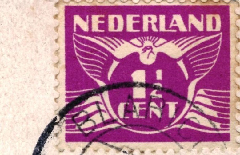 700140 Laren NH 1933 Gelopen met postzegel, Ophalen of Verzenden, 1920 tot 1940, Gelopen, Noord-Holland