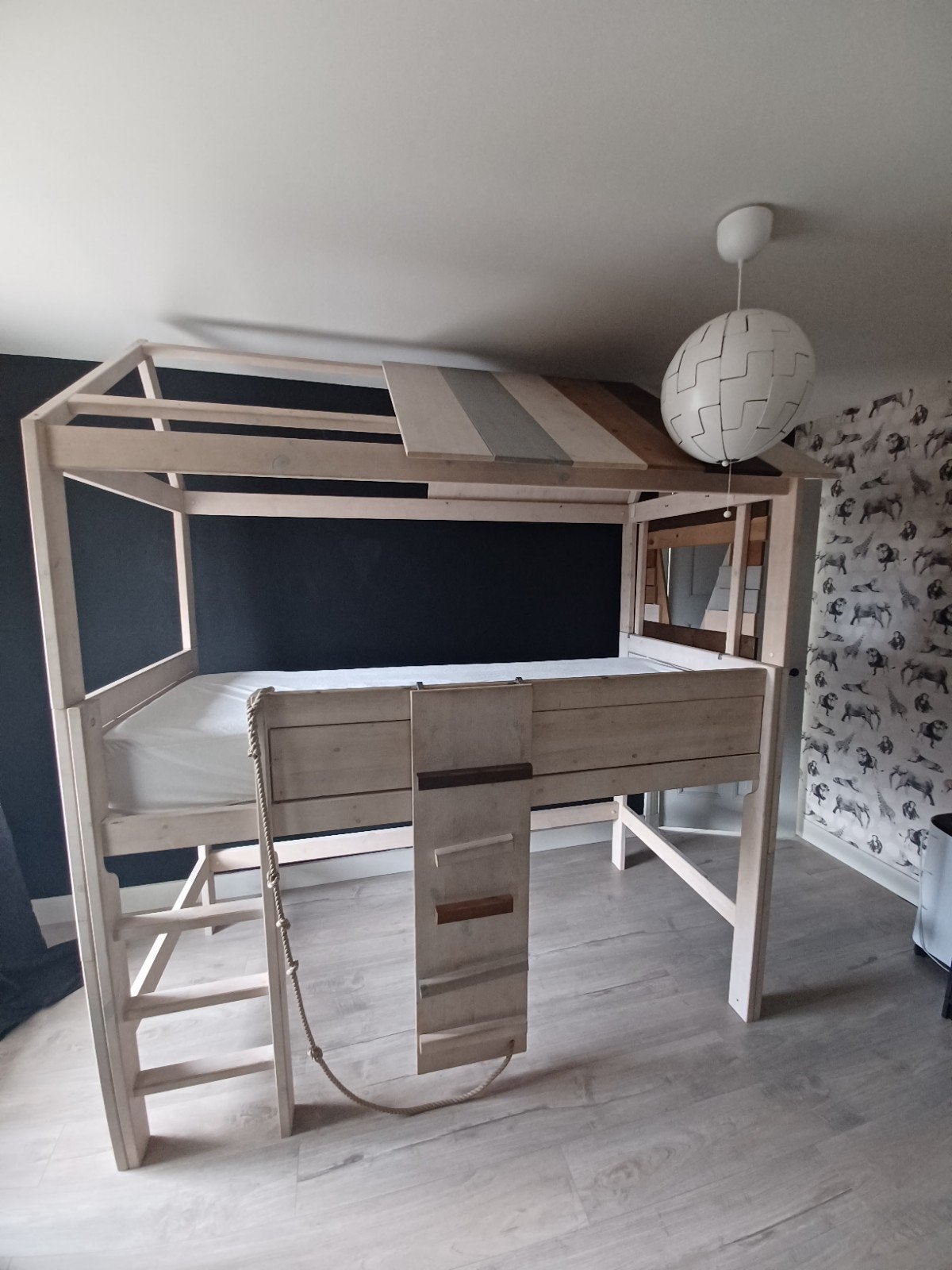 Lifetime hoogslaper boomhut, Ophalen, Gebruikt, Eenpersoons, 90 cm