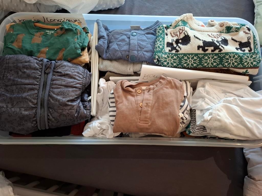 Babykledingpakket jongen 62-68, Ophalen of Verzenden, Gebruikt, Overige kleuren