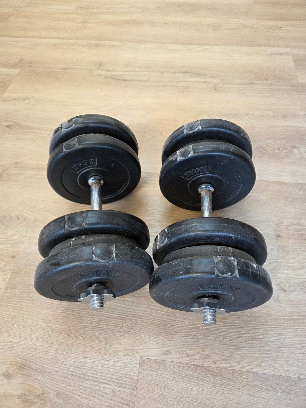 Verstelbare Dumbbells Set - Ideaal voor Thuis Workout, Ophalen of Verzenden, Gebruikt, Rug, Dumbbell