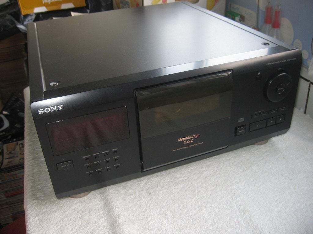 Sony 200 cd-wisselaar, Ophalen, Gebruikt, Sony, Wisselaar
