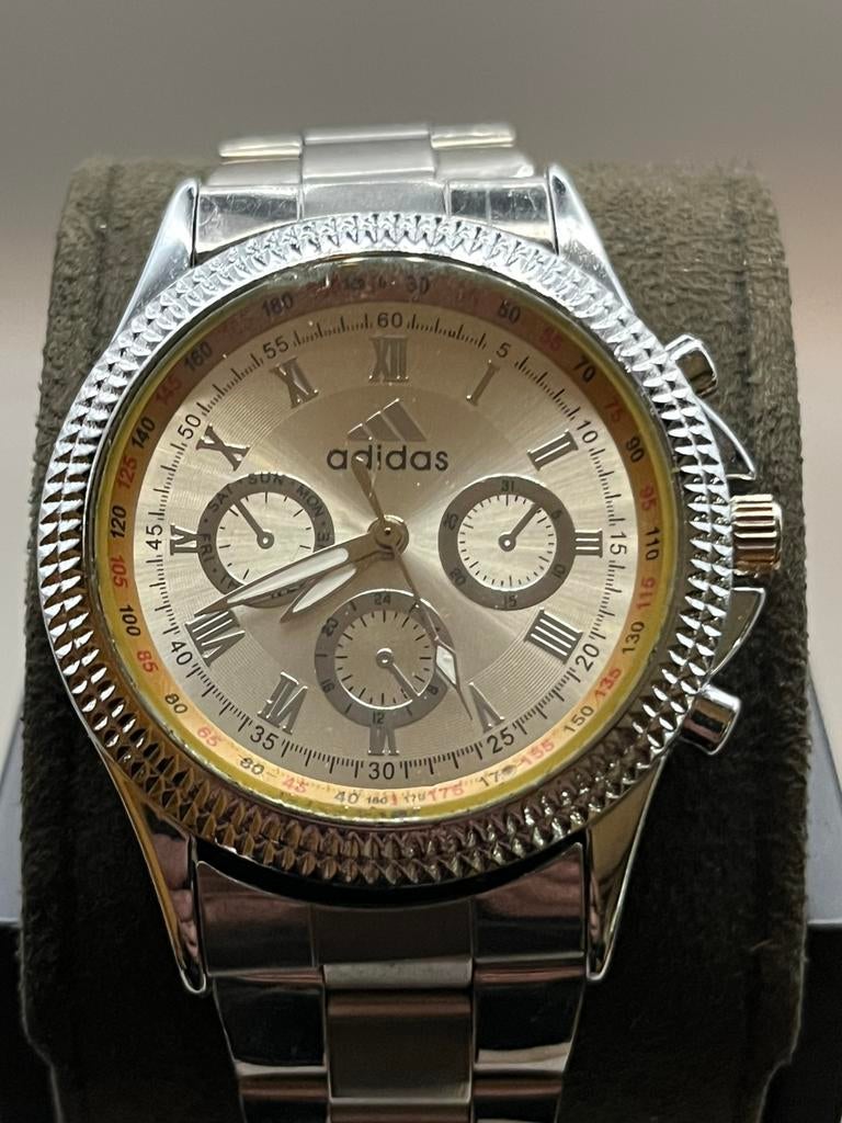 ADIDAS HEREN HORLOGE, Ophalen, Gebruikt, Zilver, Android