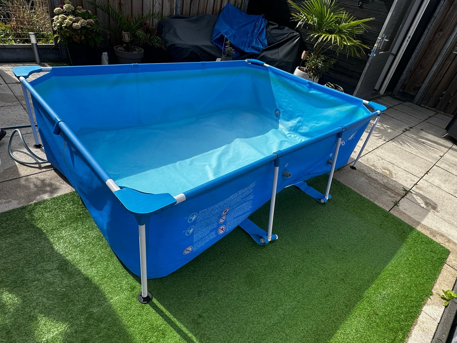COMPLEET!! Bestway Steel Pro Opzetzwembad 2.59m x 1.70m, Ophalen, Gebruikt, Opzetzwembad, 200 tot 400 cm