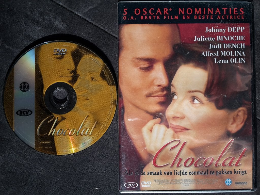 DVD - Chocolat - Speelfilm Film, Cd's en Dvd's, Dvd's | Klassiekers, Engels, Vanaf 16 jaar, Nederlands, Drama