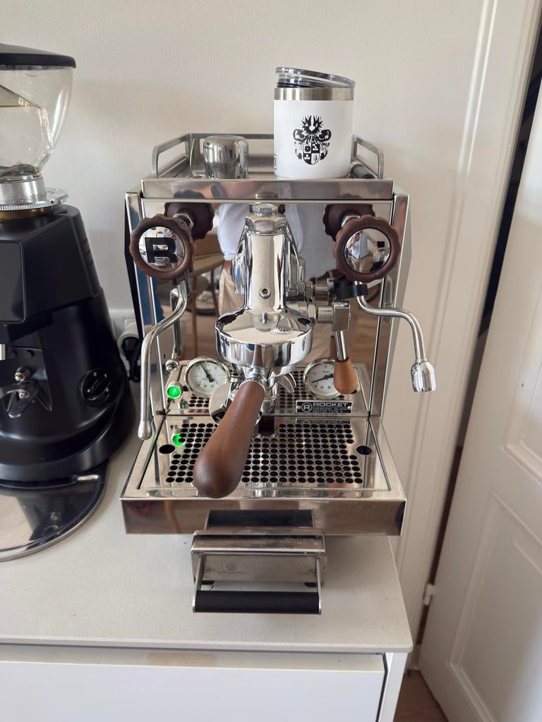 Rocket Espresso Milano Giotto Type V Espressomachine, Ophalen, Afneembaar waterreservoir, Espresso apparaat, Koffiebonen