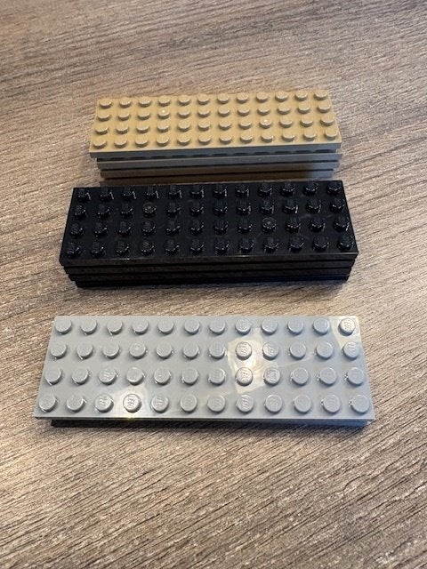 lego grondplaatjes 4x12 in 3 kleuren, Kinderen en Baby's, Speelgoed | Duplo en Lego, Ophalen of Verzenden, Nieuw, Grondplaat, Lego