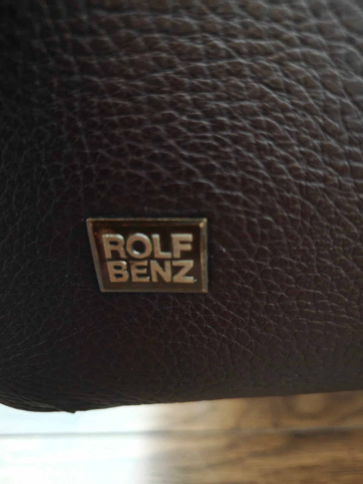 Rolf Benz bankstel met stalen frame, Ophalen, Gebruikt, Rechte bank, Leer