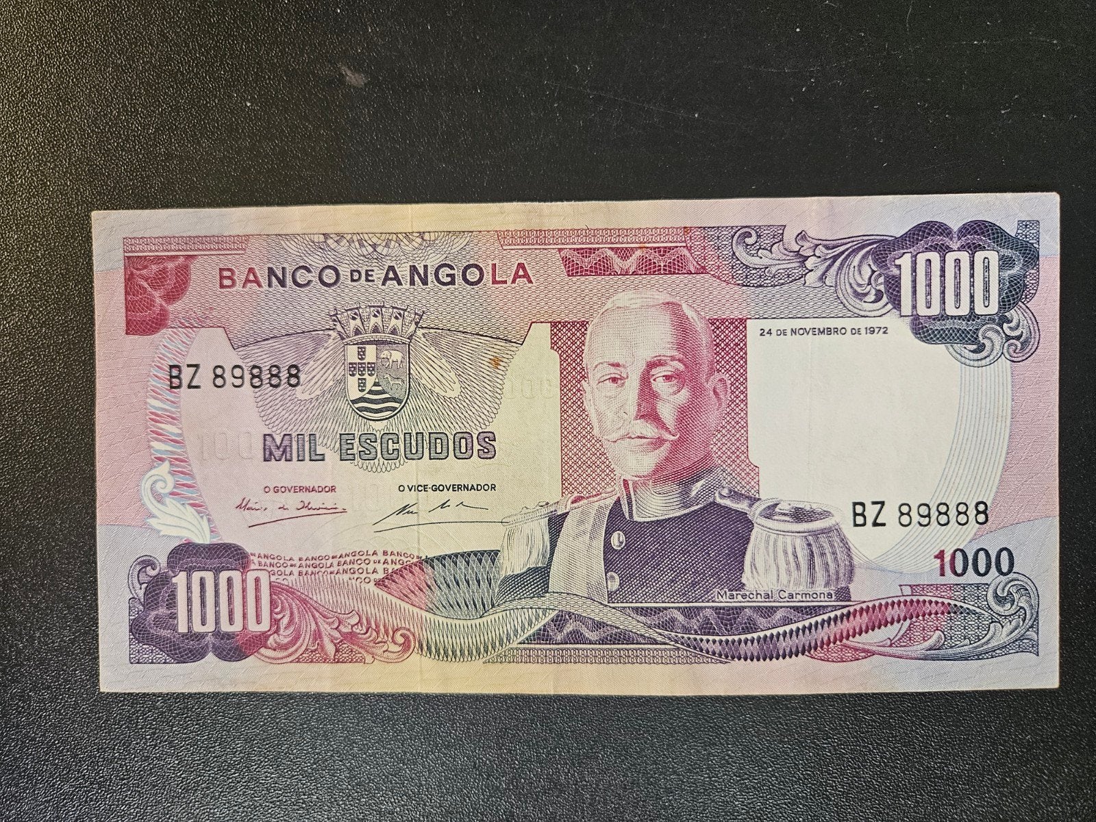 Angola pick 103 1972 zf, Postzegels en Munten, Bankbiljetten | Afrika, Ophalen of Verzenden, Overige landen, Los biljet