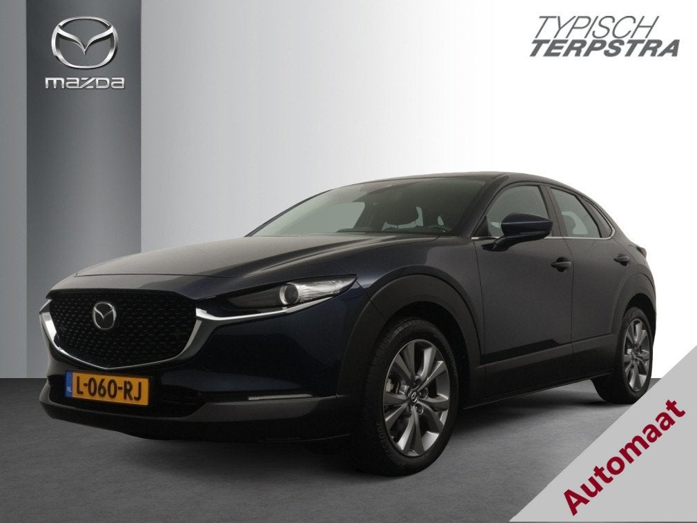 Mazda CX-30 Skyactiv-X 186 Automaat Comfort/18''Lmv/Dealer O, Auto's, Stof, Gebruikt, 4 cilinders, Blauw