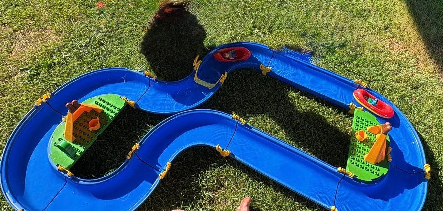 Aquaplay waterplay waterbaan met bootjes en accessoires, Ophalen of Verzenden