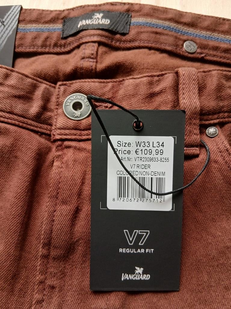 Vanguard V7 regular fit jeans maat W33 L34, Overige kleuren, Nieuw, Ophalen of Verzenden, Vanguard