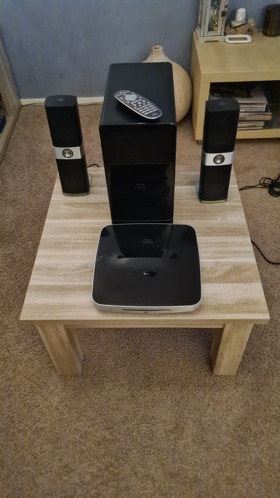 Philips Fidelio HTB9250/12 Home Cinema Set, Ophalen, Philips, 2.1-systeem, Blu-ray-speler