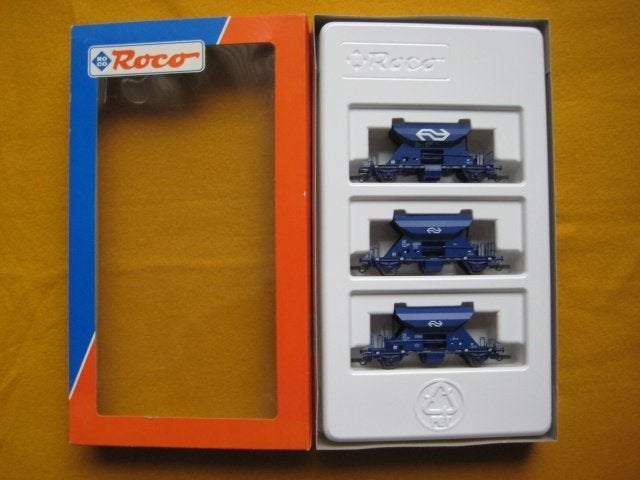 Zelflosser NS wagon set Roco 44037H0 HO, Gelijkstroom, Wagon, Ophalen of Verzenden, Roco