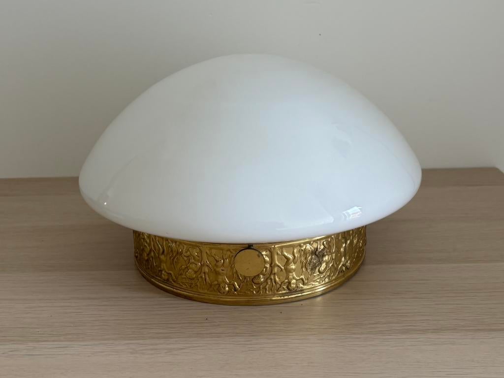 Mooie mushroom plafondlamp, Ophalen of Verzenden, Zo goed als nieuw