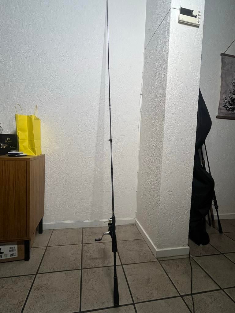 Spro Specter 2.28m 10-28gr met Spro Passion 2000 molen, Ophalen of Verzenden, Zo goed als nieuw, Complete hengel