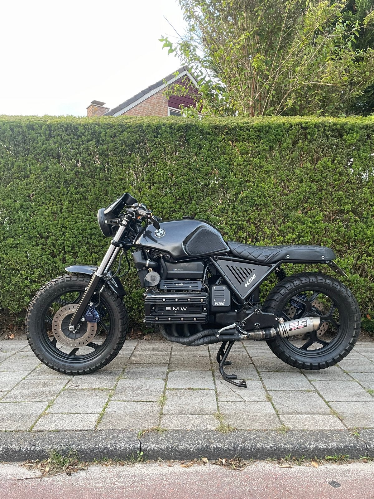 BMW K100 RT Scrambler | Caferacer | 1985 | Uniek Custombuild, Gebruikt, Particulier, Overig, Handgeschakeld