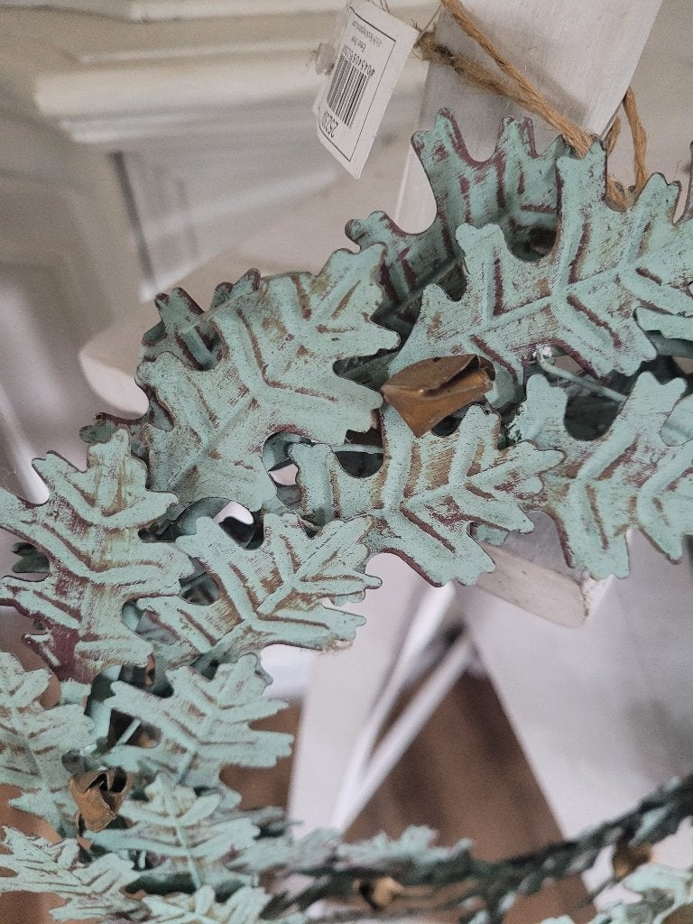Metalen eikenblad krans nieuw, Huis en Inrichting, Heikant 21 Kaatsheuvel, Belle Vieille Brocante, Nieuw, Ophalen of Verzenden
