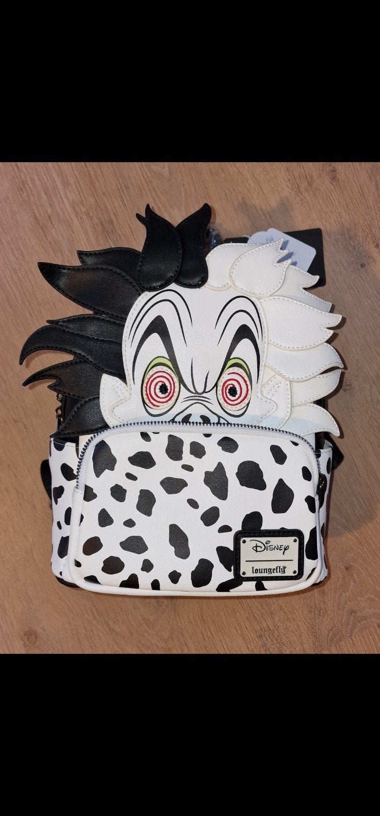 Loungefly Disney Cruella de Vil Mini Rugzak Nieuw, Ophalen, Minder dan 30 cm, Disney of Dora, Nieuw