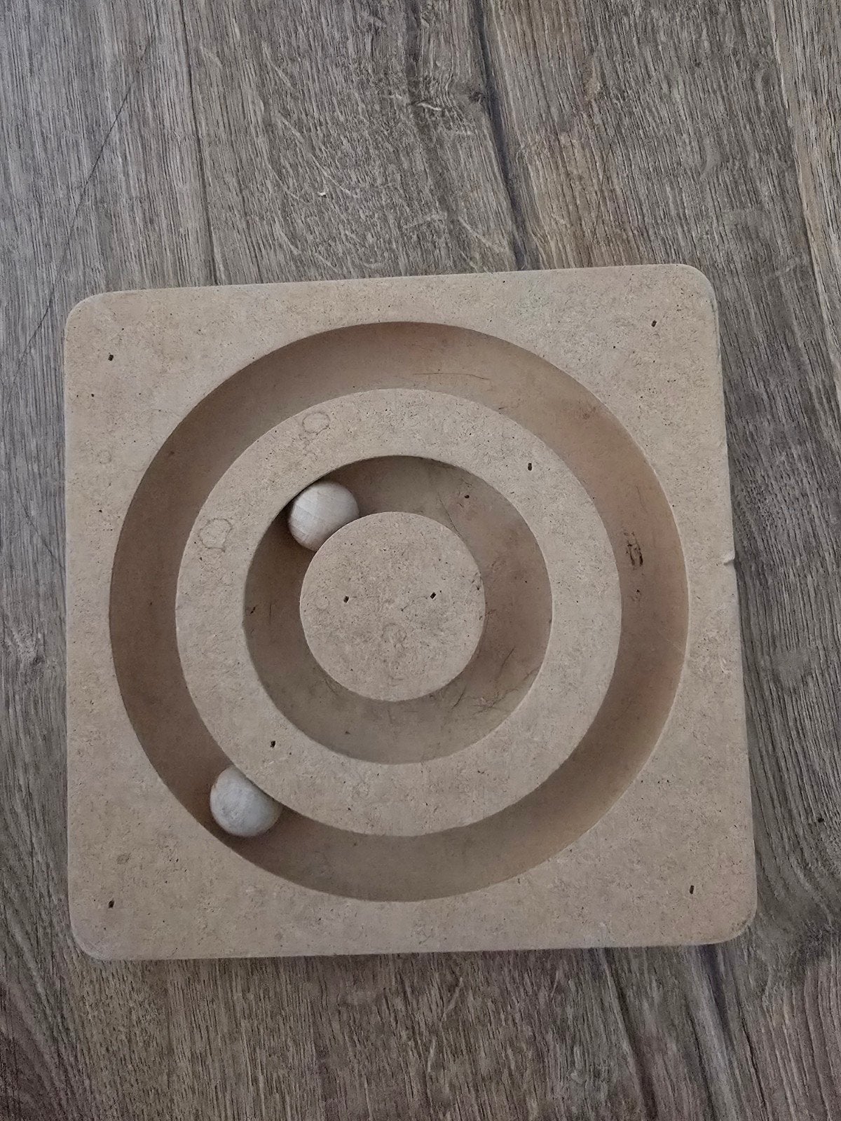 Kattenspeelgoed Brain Train Cirkel - Hout - 19 x 19 cm, Dieren en Toebehoren, Hondenspeelgoed, Ophalen of Verzenden