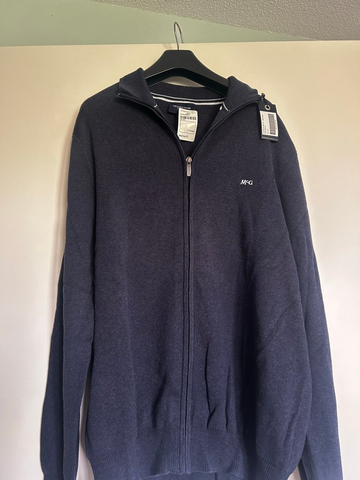 McGregor trui nieuw met prijskaartje maat XL, Ophalen of Verzenden, Nieuw, Maat 56/58 (XL), Blauw