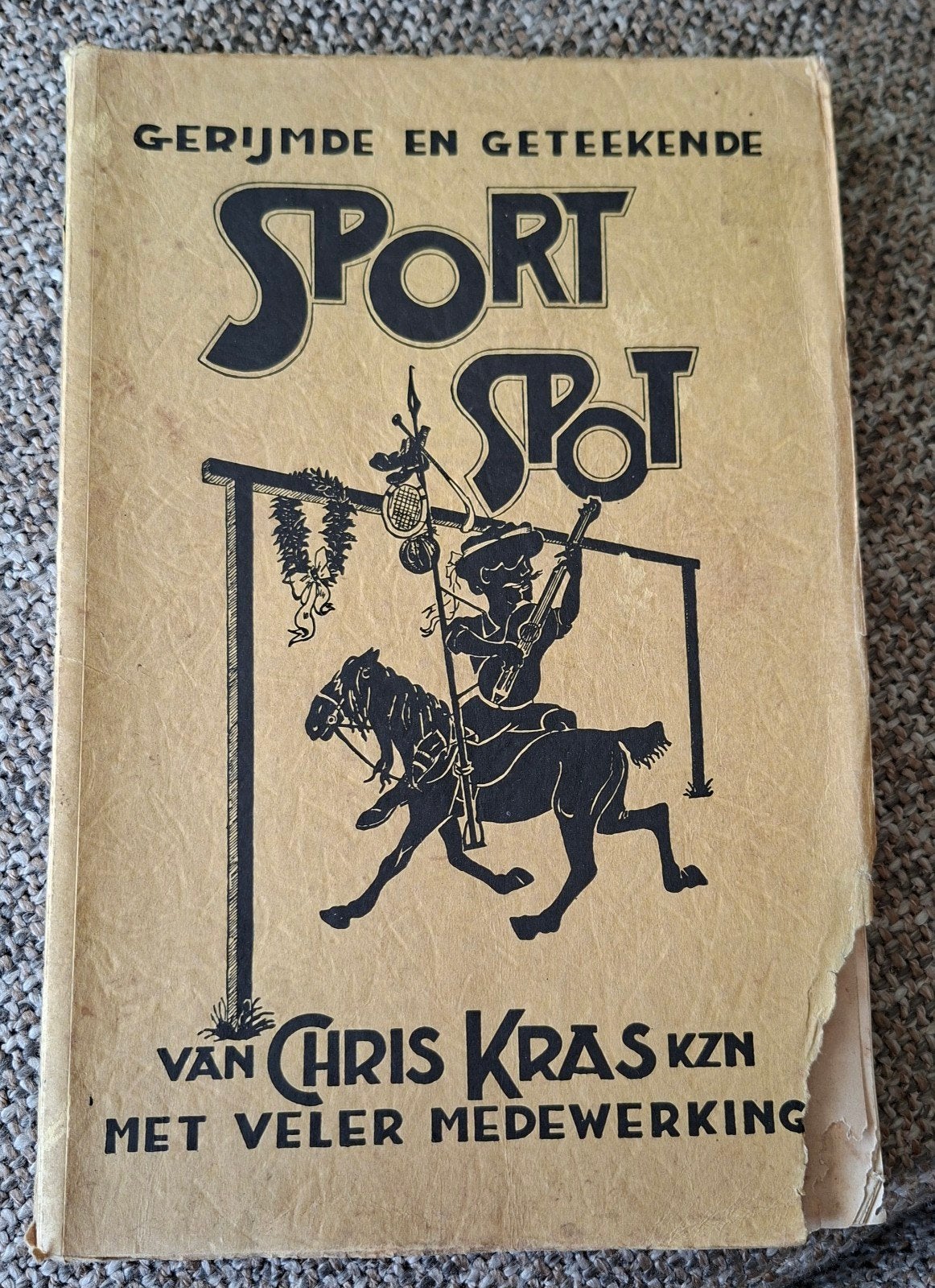 sport spot Chris Kras kzn rijm en tekeningen, Ophalen of Verzenden, Gebruikt, Buitenlandse clubs