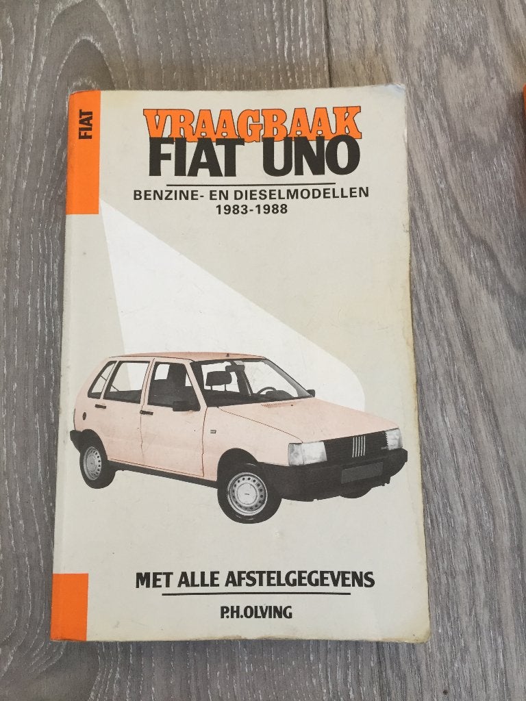 Vraagbaak Fiat Uno Benzine- en Dieselmodellen 1983-1988, Ophalen of Verzenden