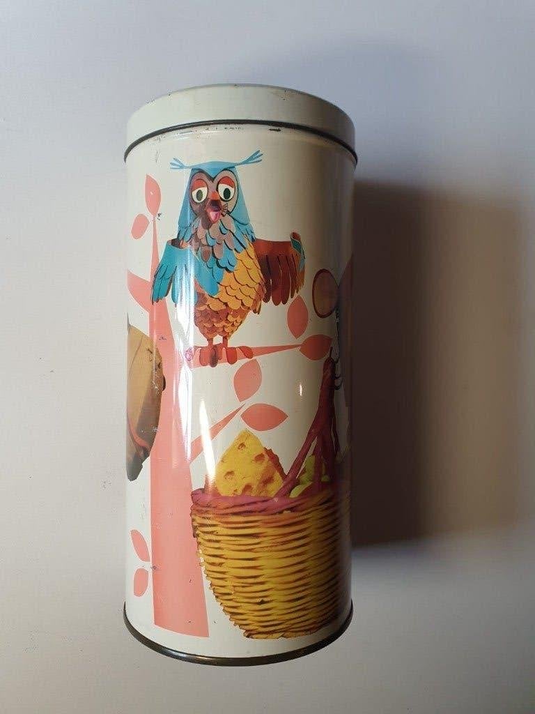 Beschuitblik Fabeltjeskrant met puzzel., Verzamelen, Ophalen of Verzenden, Gebruikt, Beschuit, Bolletje